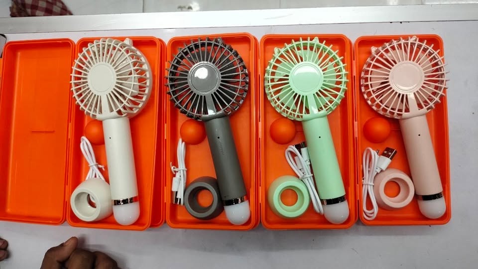 JYSUPER  2320 Rechargeable Mini Hand Fan & Light - 2
